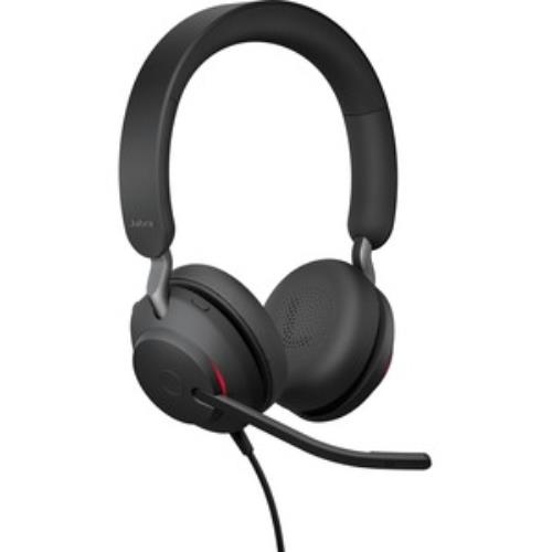 Jabra - Jabra Evolve2 40 Ms Stereo USB-A Hörlurar - Svart