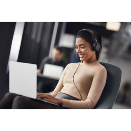 Jabra - Jabra Evolve2 40 Ms Stereo USB-A Hörlurar - Svart