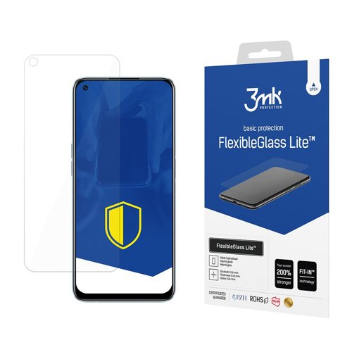 UTGÅTT - 3MK FlexibleGlass Lite Härdat glas Realme 6