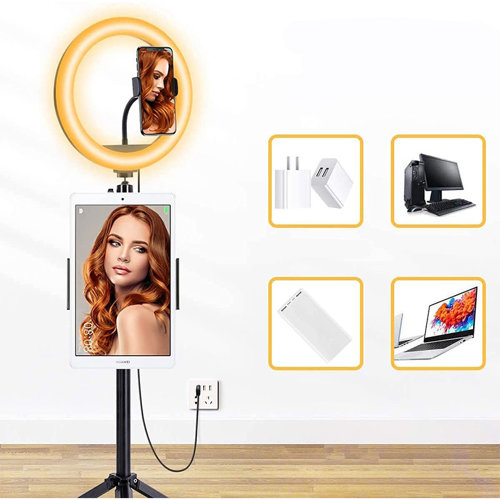 UTGATT1 - Joyroom Ring Lampa Selfie Och Filmning - Svart