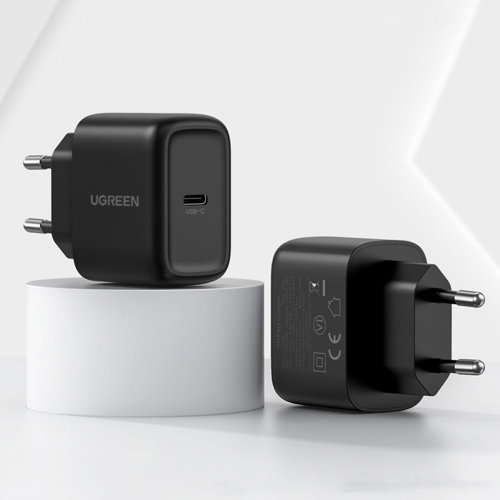 Ugreen - Ugreen Väggladdare USB-C 25W Kabel 2M - Svart