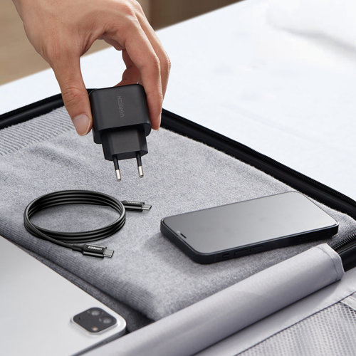 Ugreen - Ugreen Väggladdare USB-C 25W Kabel 2M - Svart