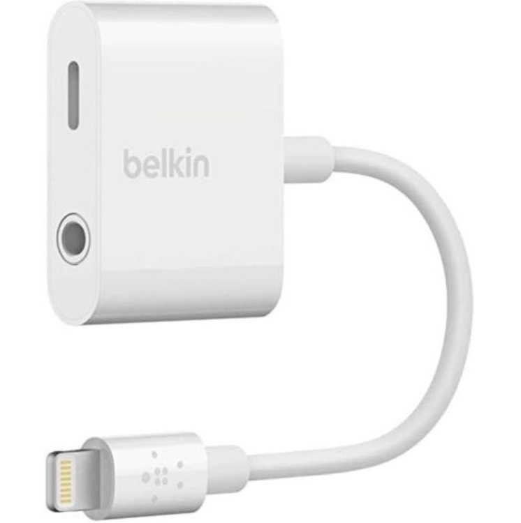 Remax - Belkin Audio Lightning 3.5 mm RockStar - Vit