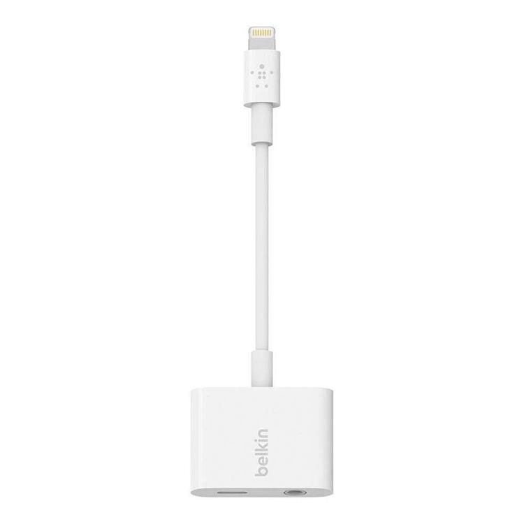 Remax - Belkin Audio Lightning 3.5 mm RockStar - Vit