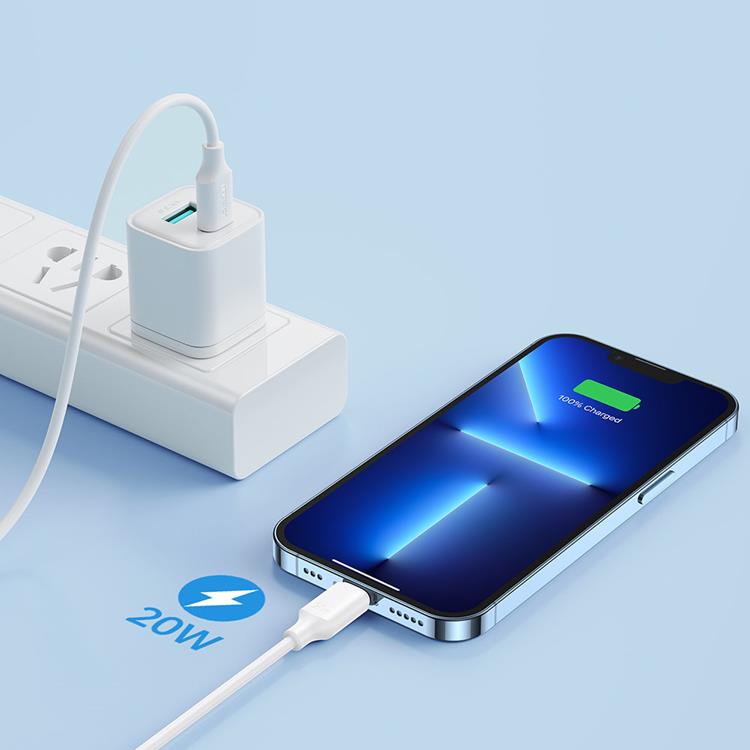 Joyroom - Joyroom USB-C Till Lightning Kabel 480Mb/S 20W 1m - Svart