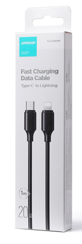 Joyroom - Joyroom USB-C Till Lightning Kabel 480Mb/S 20W 1m - Svart