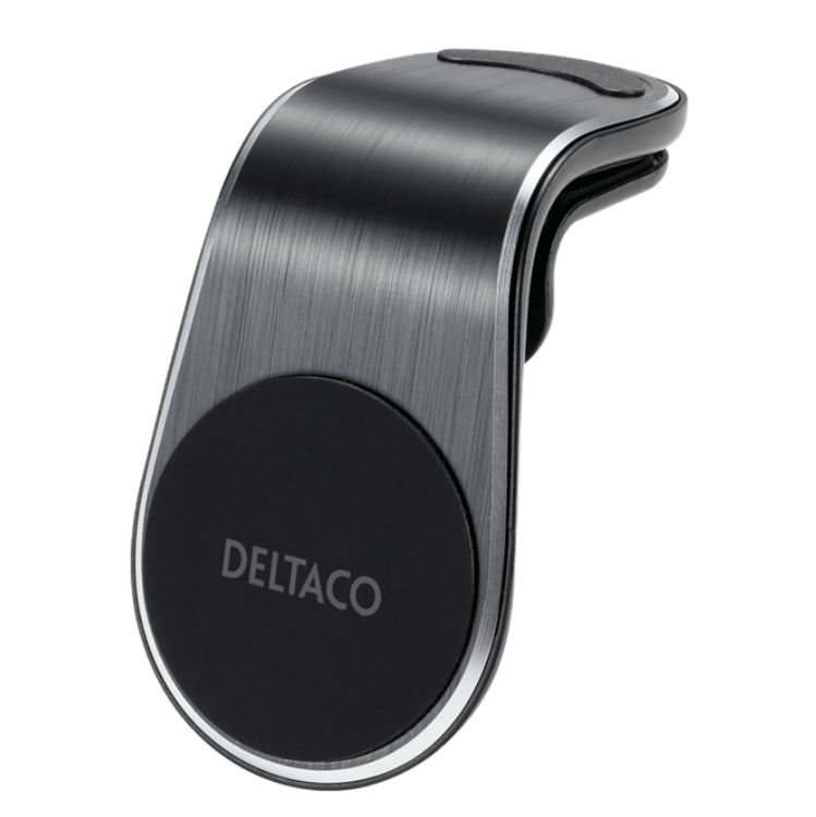 Deltaco - Deltaco Bilhållare luftventil Magnetisk - Svart