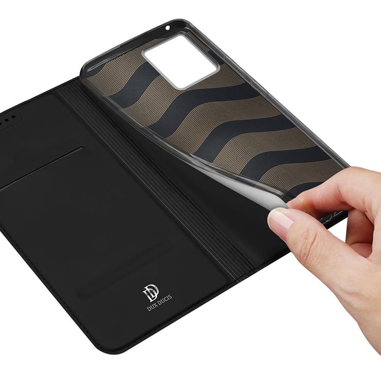 DuxDucis - Dux Ducis Motorola Edge 30 Fusion Plånboksfodral Skin Series - Svart