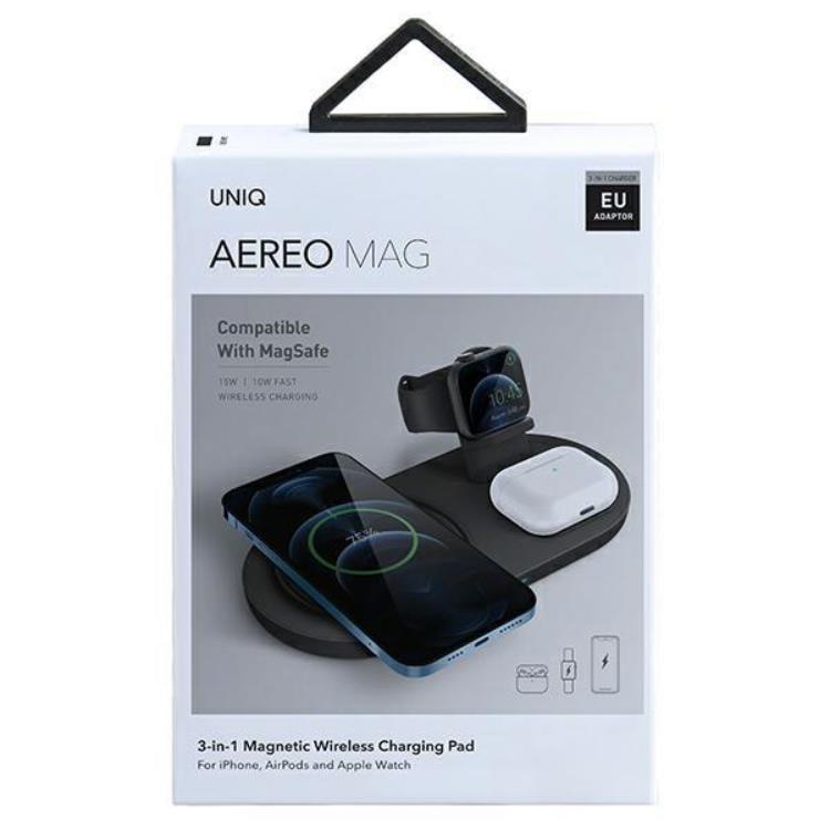 UNIQ
UNIQ Aereo Magsafe 3in1 Trådlös Laddare 15W - Svart
