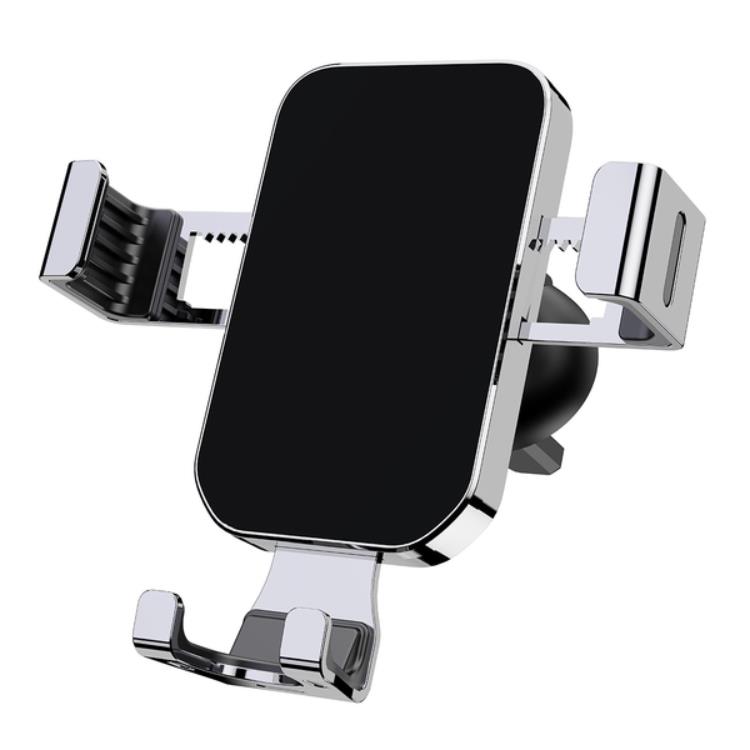 Ruhtel - Gravity Smartphone Bilhållare Luftventil - Silver