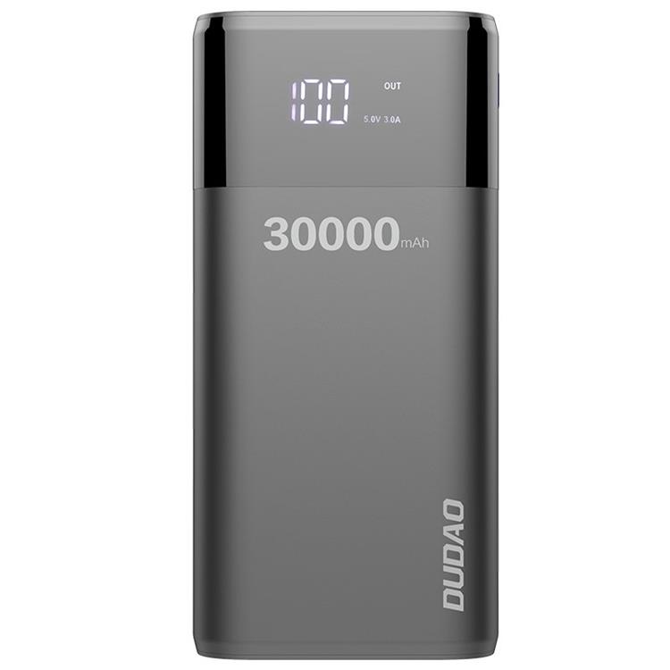 Dudao - Dudao Powerbank 30000mAh 4x USB - Svart