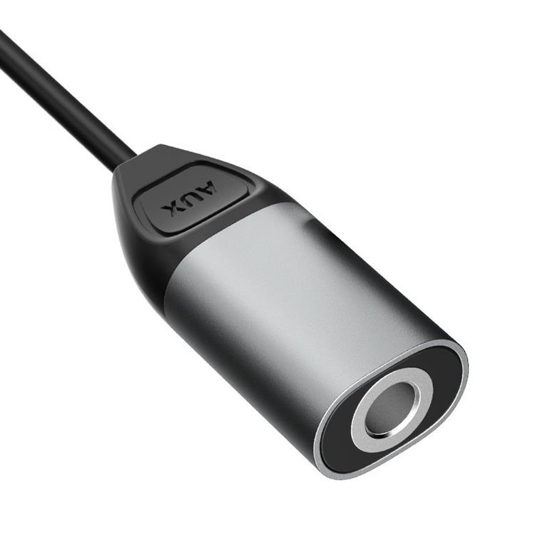 Dudao - Dudao Adapter Lightning 3.5mm Mini jack - Grå
