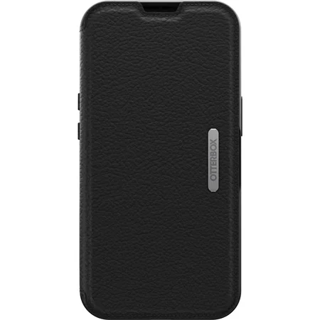 Otterbox - Otterbox Strada Folio MagSafe Äkta Läder Fodral iPhone 13 - Shadow
