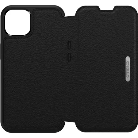 Otterbox - Otterbox Strada Folio MagSafe Äkta Läder Fodral iPhone 13 - Shadow