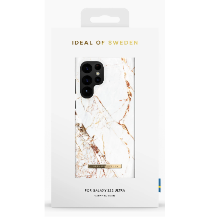 iDeal of Sweden - Ideal of Sweden Galaxy S22 Ultra Skal Fashion - Carrara Gold