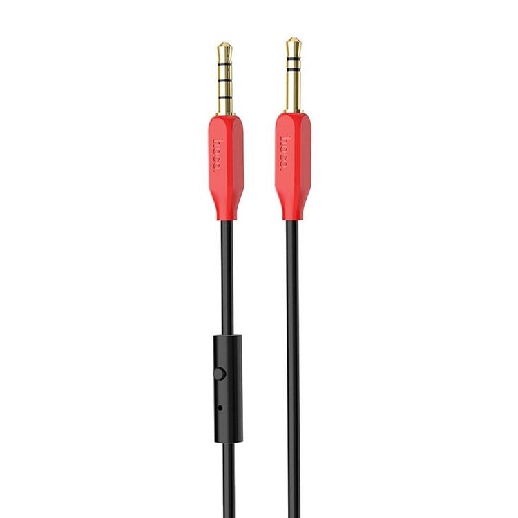 Hoco - Hoco AUX Uttag 3.5 mm Ljud Kabel 1 m - Svart