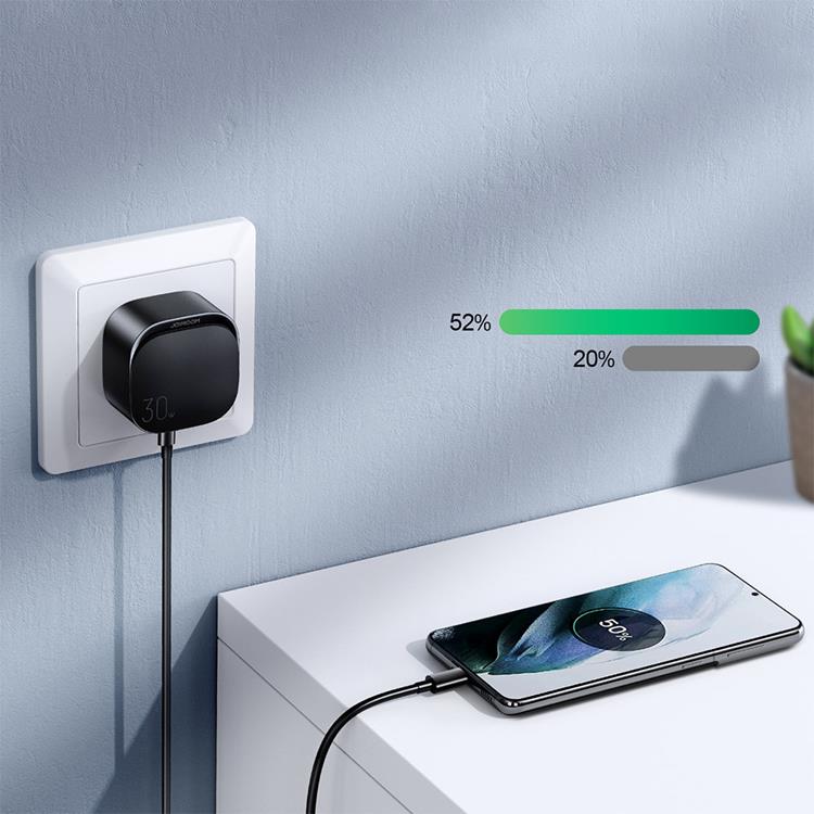 Joyroom - Joyroom UK Snabb Väggladdare 20W Typ-C - Svart