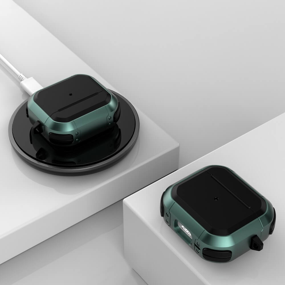 A-One Brand - Eggshell Shockproof Skal till Apple Airpods 3 - Röd