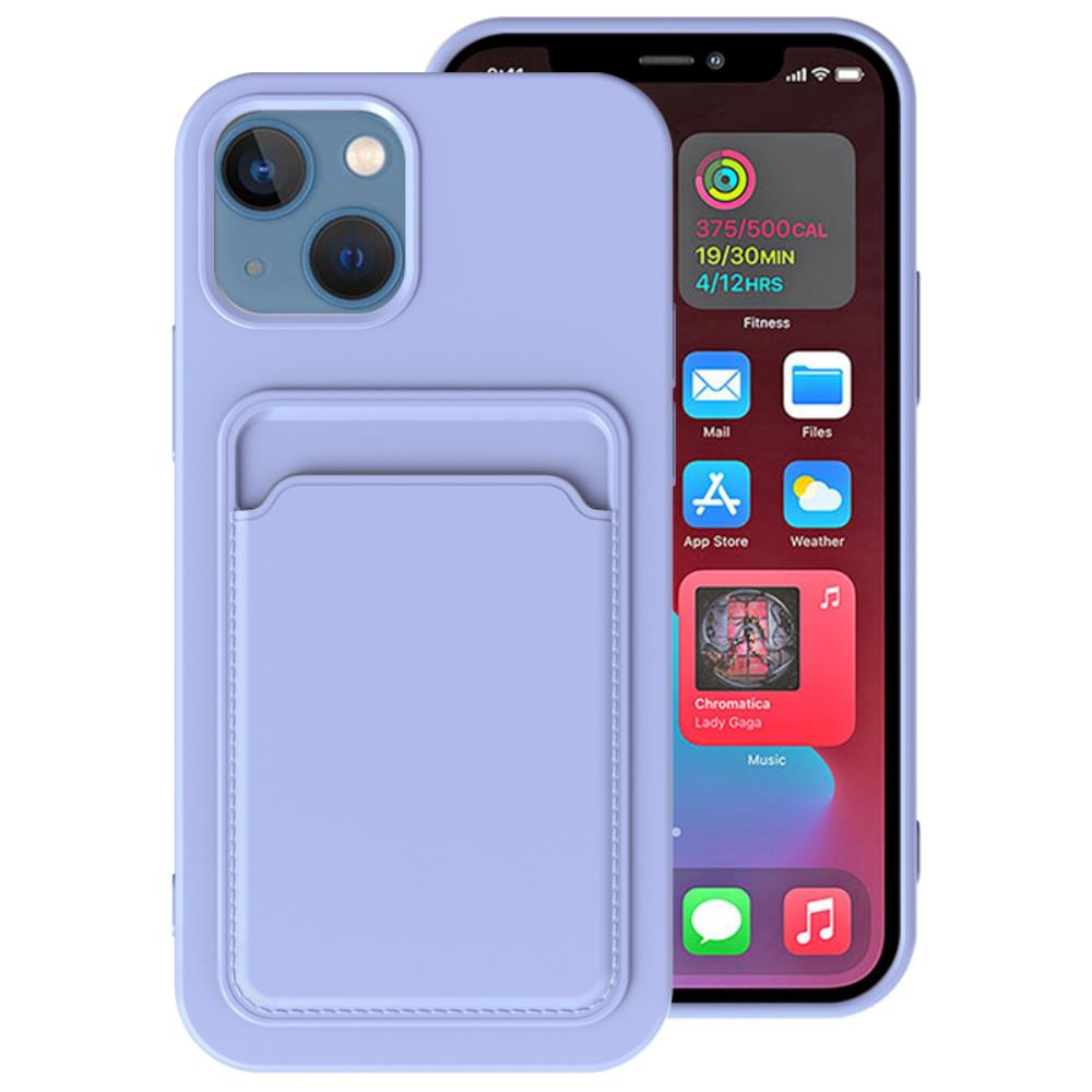 OEM - iPhone 11 Skal med Kortfack - Lila