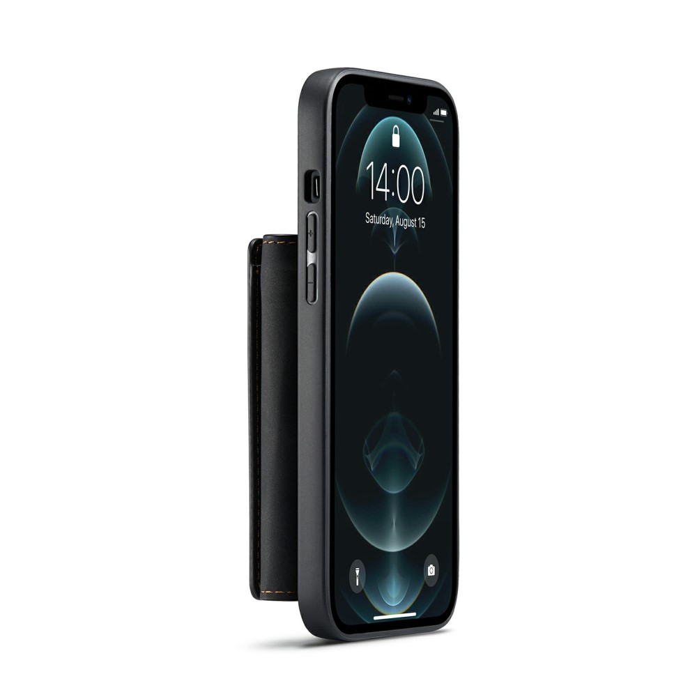 DG.MING - DG.MING iPhone 13 Pro Max Skal samt Wallet med Kickstand - Svart