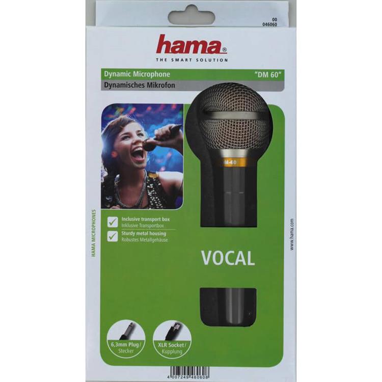 Hama - HAMA Mikrofon DM-60 - Svart