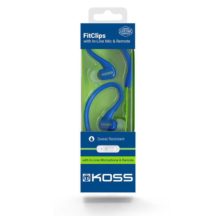 Koss - KOSS Hörlurar KSC32i In Ear Mic - Blå