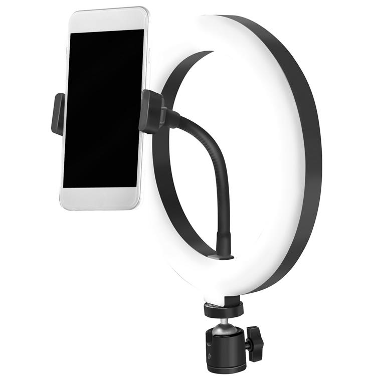 LogiLink - LOGILINK Ring light för Smartphone Ø20 cm utan stativ