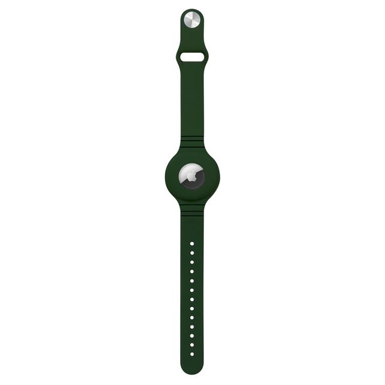 Silicone Flexible Wrist Band Apple AirTag - Grön