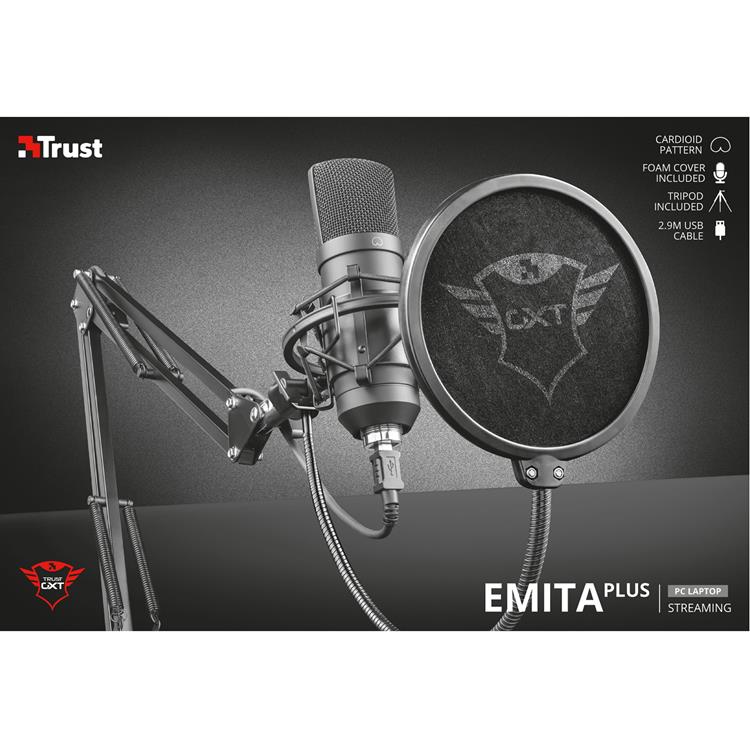 Trust - TRUST GXT 252 + Emita Plus Stream Mic