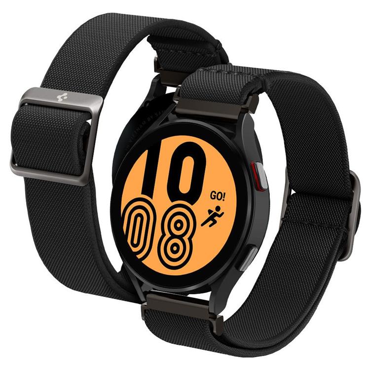Spigen - Spigen Fit Lite Strap Galaxy Watch 4/5/5 Pro (40/42/44/45/46mm) - Svart