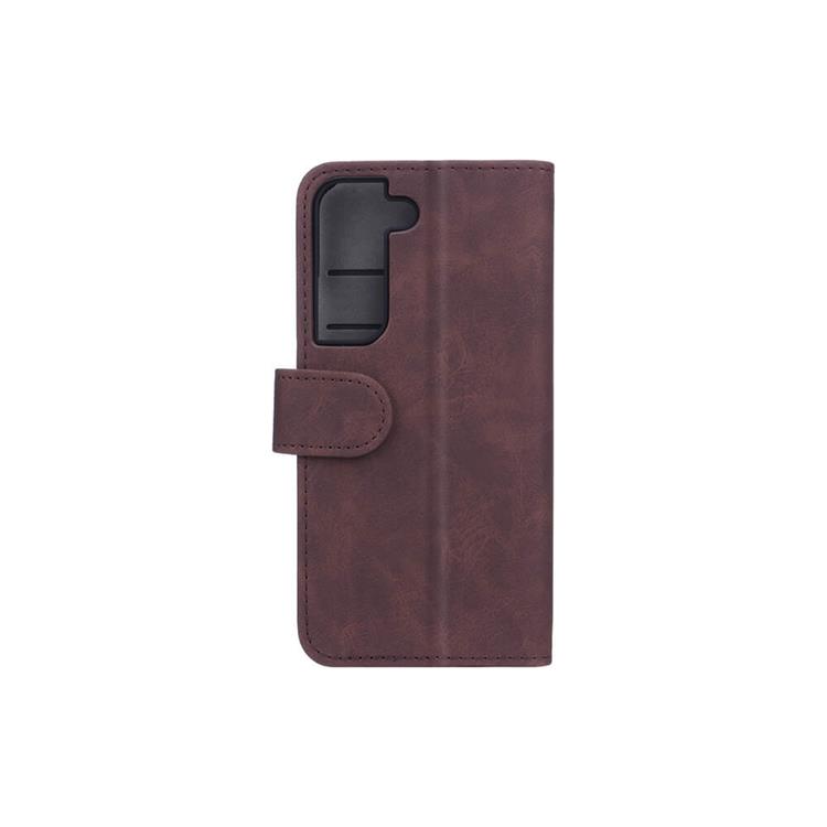 GEAR - GEAR Nubuck PU Mobilfodral Galaxy S22 - Brun