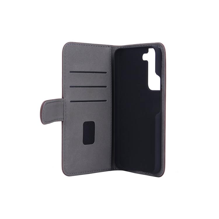 GEAR - GEAR Nubuck PU Mobilfodral Galaxy S22 - Brun