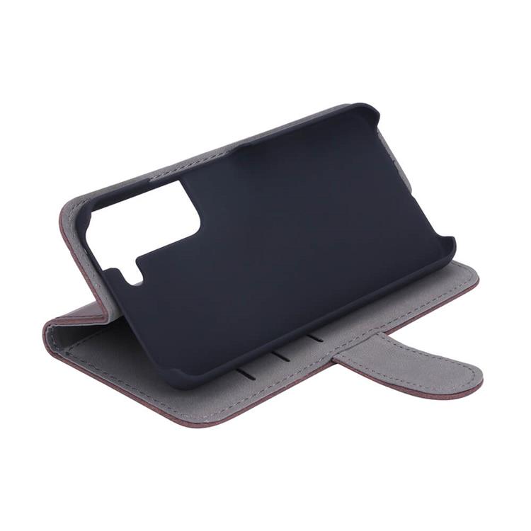 GEAR - GEAR Nubuck PU Mobilfodral Galaxy S22 - Brun