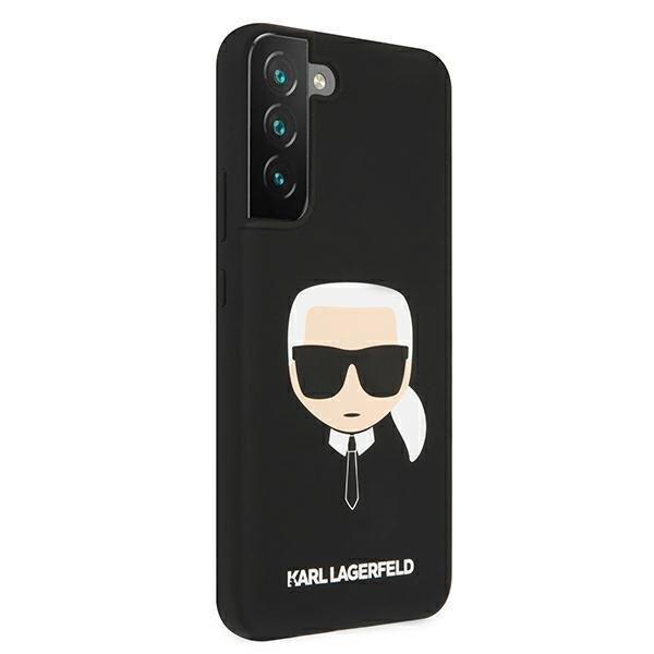 KARL LAGERFELD - Karl Lagerfeld Silicone Karl`s Head Skal Galaxy S22 Plus - Svart