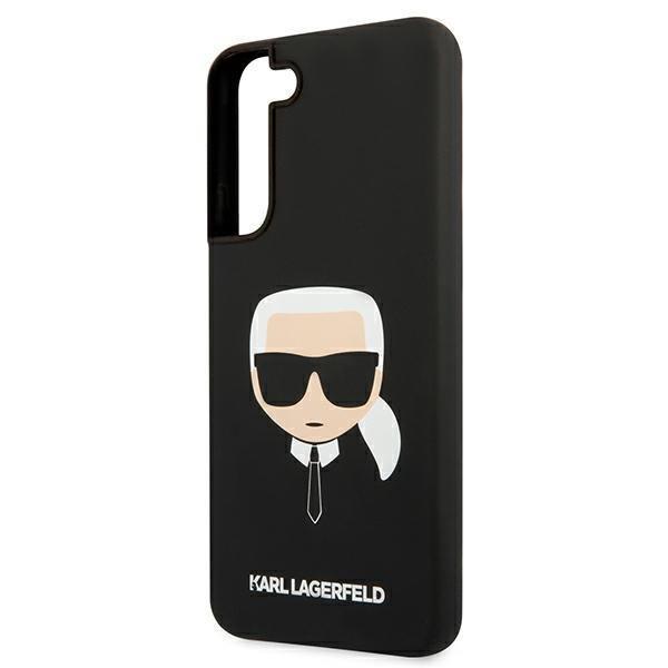 KARL LAGERFELD - Karl Lagerfeld Silicone Karl`s Head Skal Galaxy S22 Plus - Svart