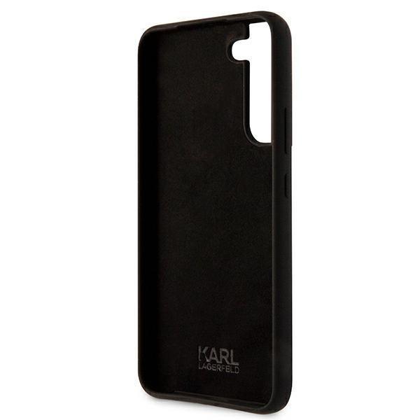 KARL LAGERFELD - Karl Lagerfeld Silicone Karl`s Head Skal Galaxy S22 Plus - Svart