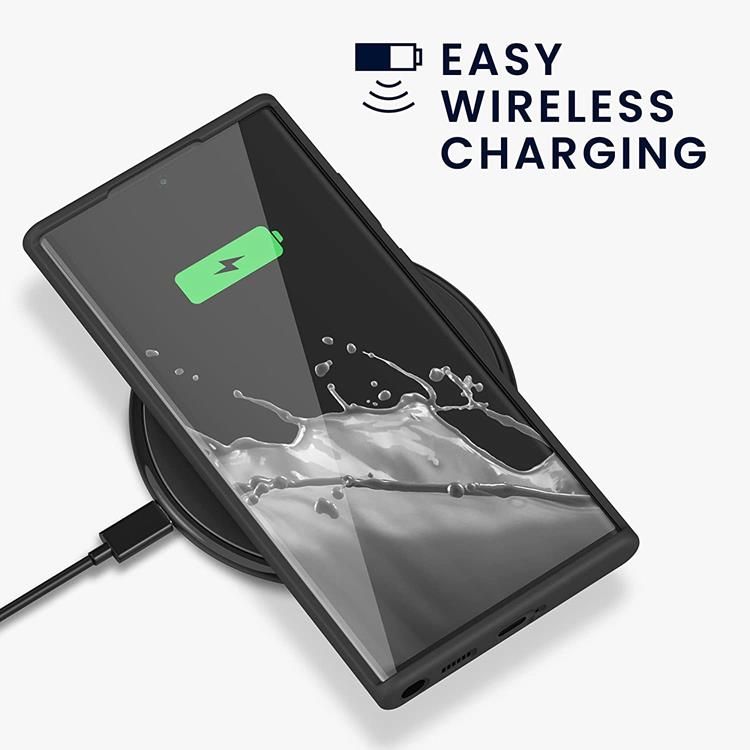 UTGÅTT - Soft TPU Gel Skal Galaxy S22 Ultra - Svart