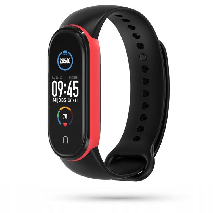 Tech-Protect - Tech-Protect Iconband Xiaomi Mi Smart Band 5/6/6 NFC - Svart/Röd