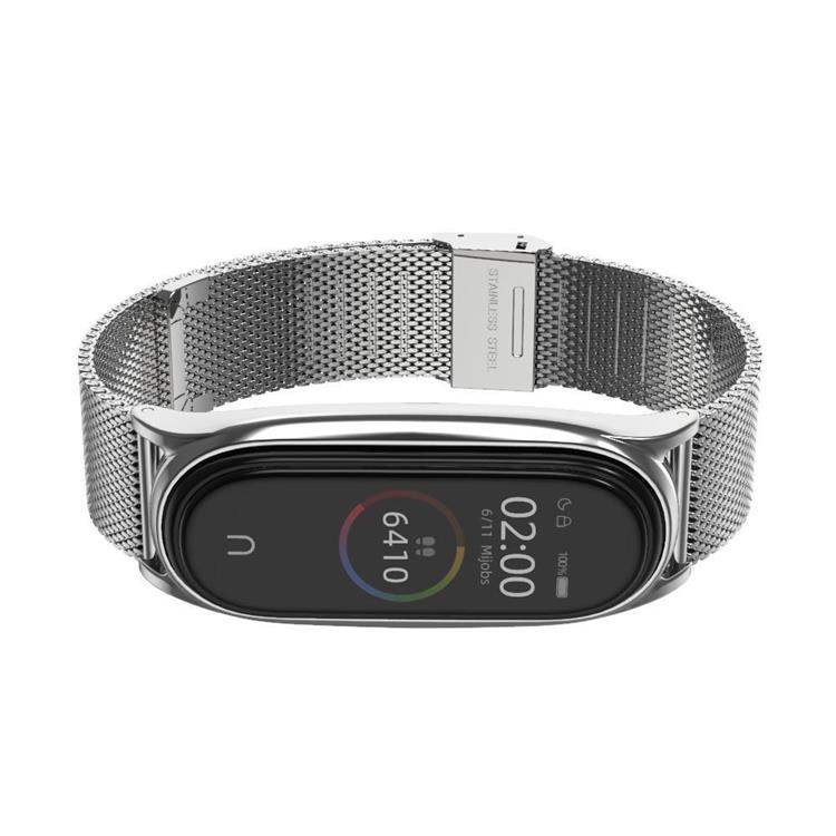 Tech-Protect - Tech-Protect Milaneseband Xiaomi Mi Smart Band 5/6/6 NFC Silver