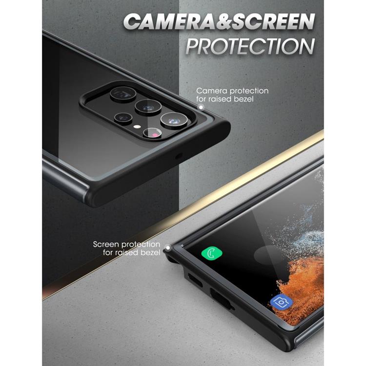SupCase - SupCase UB Edge Pro Skal Galaxy S22 Ultra - Svart