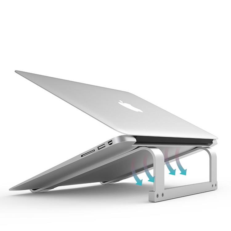 Tech-Protect - Tech-Protect Alustand Universell Justerbart stativ för bärbar dator Silver