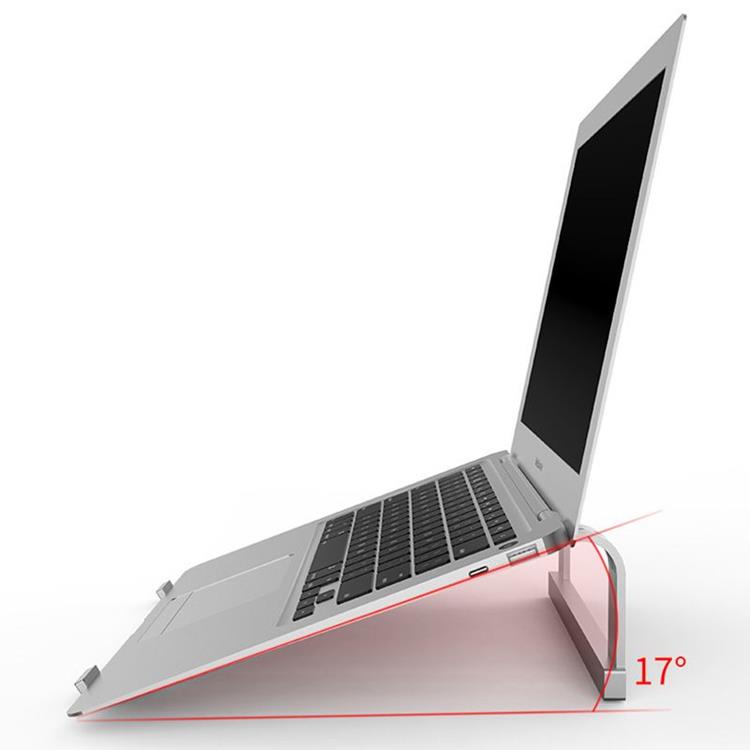 Tech-Protect - Tech-Protect Alustand Universell Justerbart stativ för bärbar dator Silver