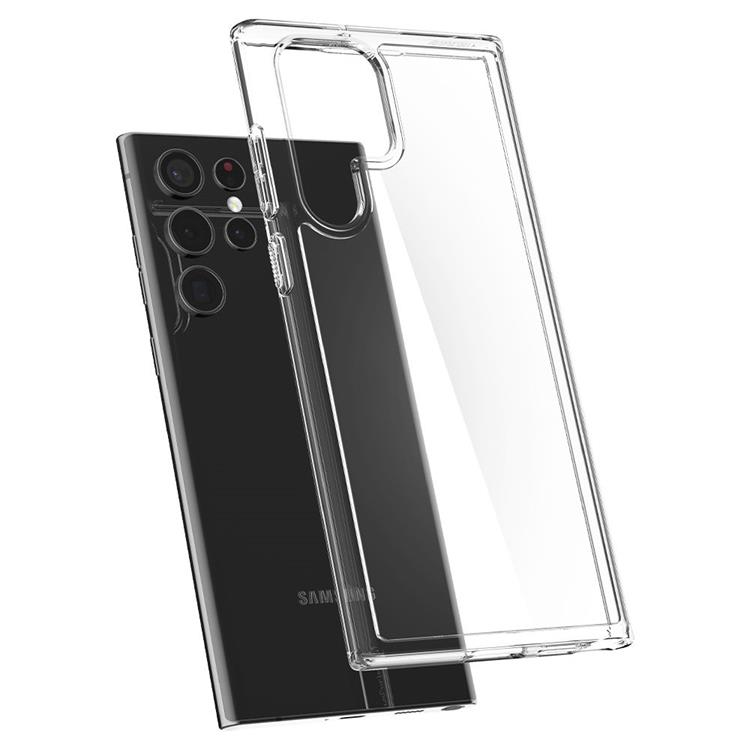 Spigen - Spigen Ultra Hybrid Skal Galaxy S22 Ultra - Kristallklart