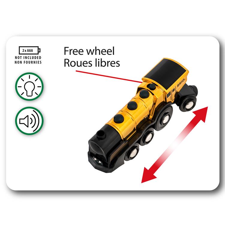 BRIO - BRIO Mighty Gold Action Locomotive 33630