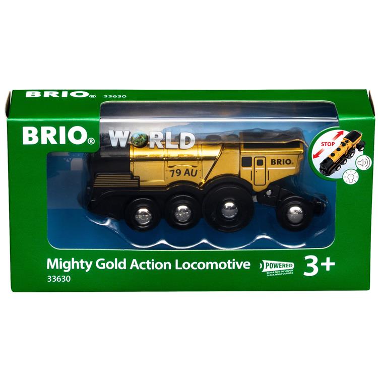 BRIO - BRIO Mighty Gold Action Locomotive 33630