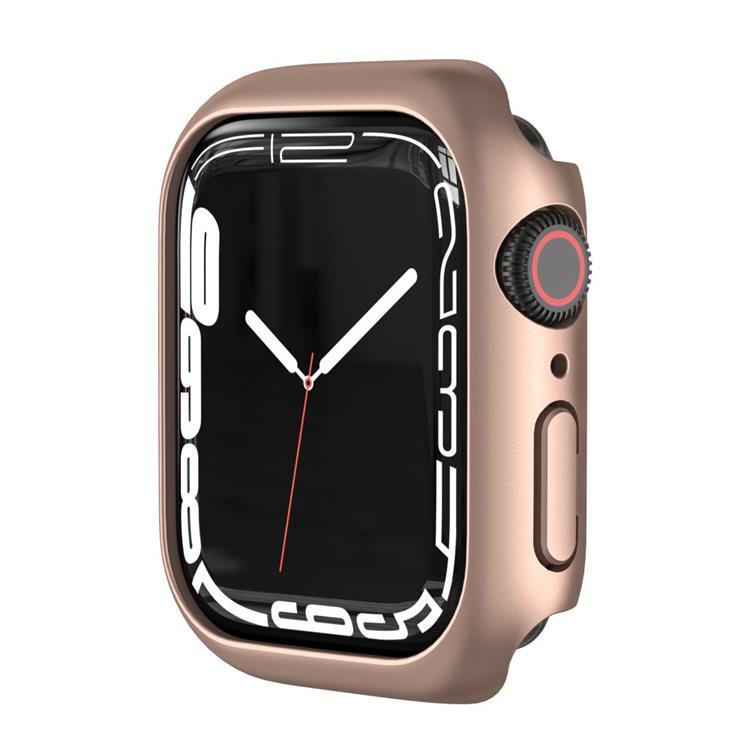 A-One Brand Hård PC Skal Apple Watch 7 45 mm - Rose Guld 
