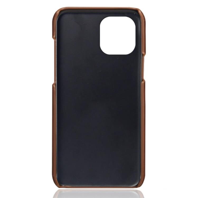 A-One Brand - Retro Mobilskal med Kortplatser till iPhone 12 Pro Max - Brun