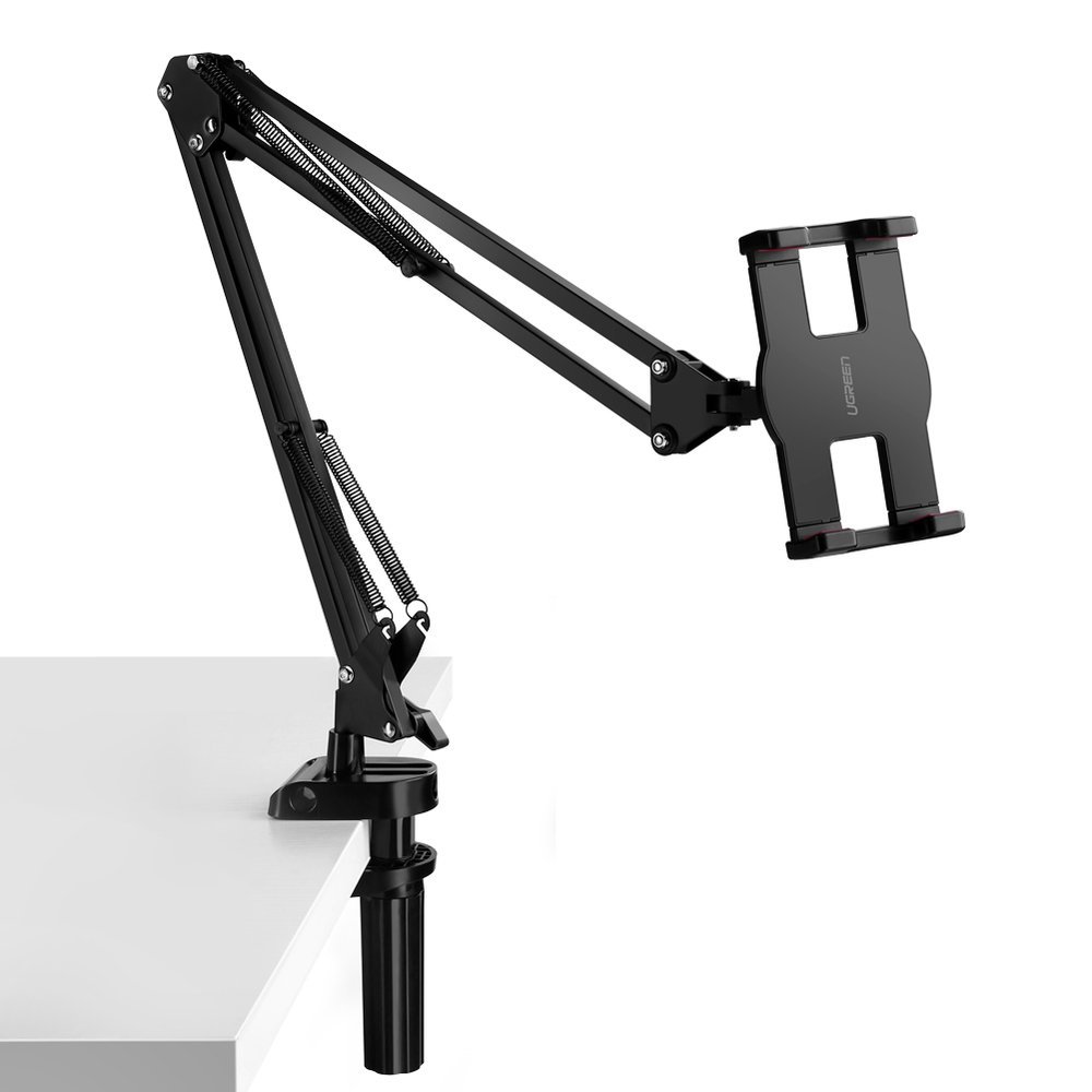 Produktfoto för Ugreen Lazy Arm Tablet Holder - Monteringssats (vridbar arm, spännbleck, hållare) - för surfplatta - aluminiumlegering - skärmstorlek: 4-12.9