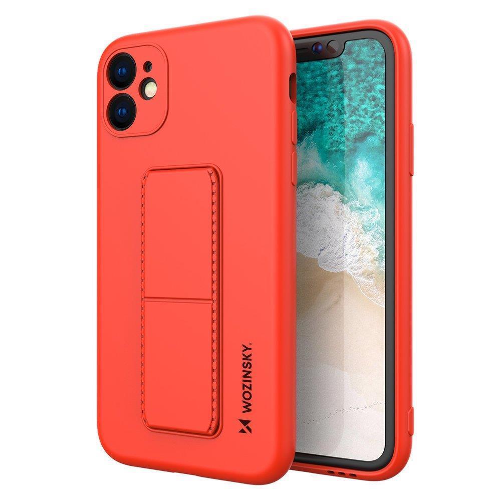 Wozinsky Kickstand SilikonSkal Xiaomi Redmi 10X 4G / Note 9 Röd