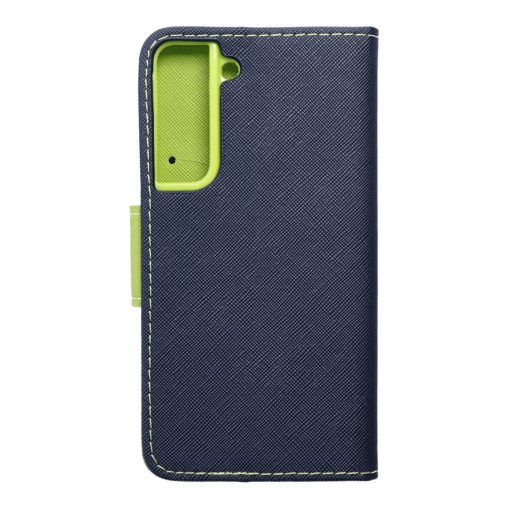 A-One Brand - Galaxy S22 Plånboksfodral Fancy Eco Läder - Blå